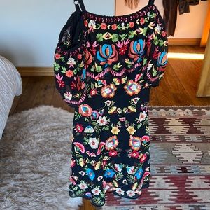 Alice and Olivia dress beaded and hand sewn